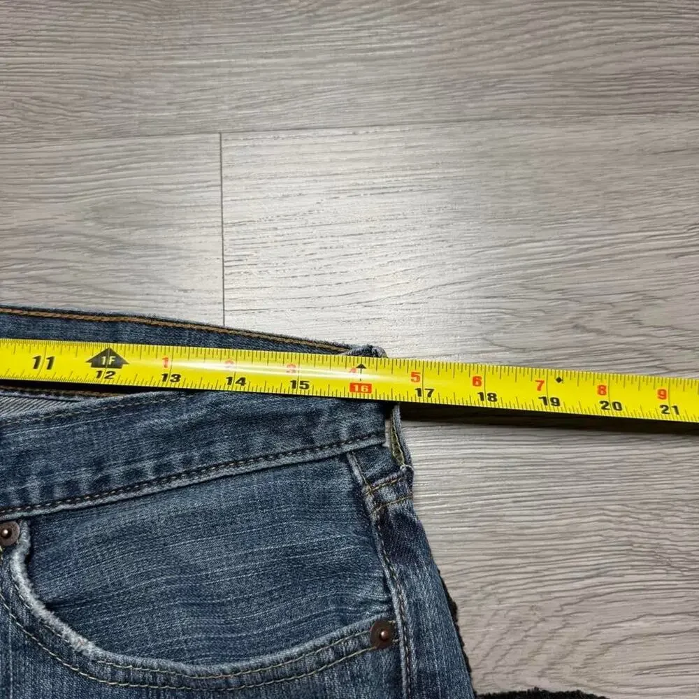 Levi’s Strauss 559 Loose Straight Distressed Denim Jeans Size 32x32 Blue